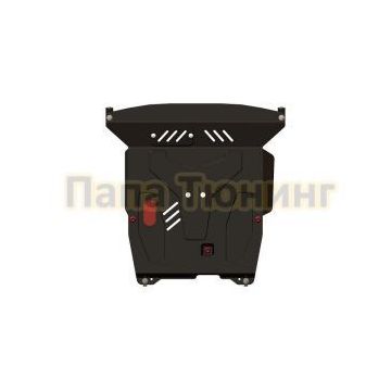 Защита картера и КПП сталь 2,0 мм Шериф для Hyundai Getz 2002 - 2011 Защита картера и КПП сталь 2,0 мм Шериф для Hyundai Getz 2002 - 2011