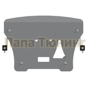 Защита радиатора алюминий 4 мм Шериф для BMW X 1 11/2009 - 2014