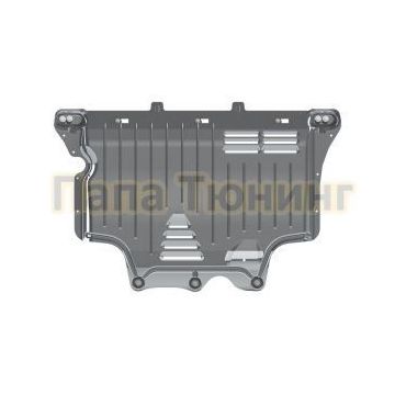 Защита картера и КПП алюминий 3 мм Шериф для Audi Q3 2019 - Защита картера и КПП алюминий 3 мм Шериф для Audi Q3 2019 -