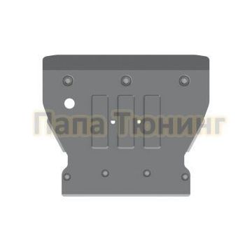 Защита картера алюминий 4 мм Шериф для Audi Q7 2015 -/Audi Q7 2020 -/Audi Q8 2018 -