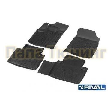 Коврики салона литьевые Rival для Geely Atlas pro NL3B 2021- Коврики салона литьевые Rival для Geely Atlas pro NL3B 2021-