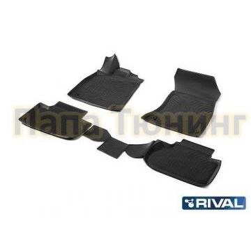 Коврики салона RIVAL для Audi Q5 2017-2020 2020- Коврики салона RIVAL для Audi Q5 2017-2020 2020-