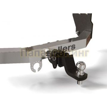 Фаркоп (оцинкованный, шар E нерж., надпись Sollers) ТСС для Sollers Atlant 2023-