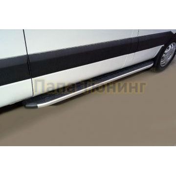 Порог алюминиевый с пластиковой накладкой 2020 мм ТСС для Sollers Atlant 2023-