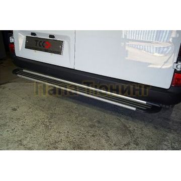 Задняя подножка ''Slim line Silver'' 1720 мм ТСС для Sollers Atlant 2023-