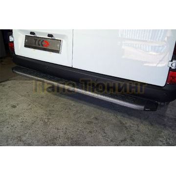 Задняя подножка с пластиковой накладкой (Карбон серый) 1720 мм ТСС для Sollers Atlant 2023-