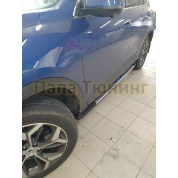 Пороги ОЕМ для Haval F7/F7x 2019-