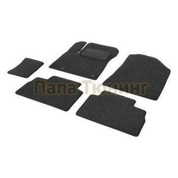 Текстильные коврики салона AutoFlex Business для Kia Soul 2019- цвет графит