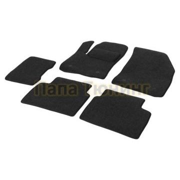 Текстильные коврики салона AutoFlex Business для Geely Tugella 2020- цвет графит Текстильные коврики салона AutoFlex Business для Geely Tugella 2020- цвет графит