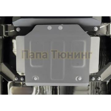 Защита РК + коплект крепежа Rival алюминий 4 мм для Jac T6 V-2.0 2018-