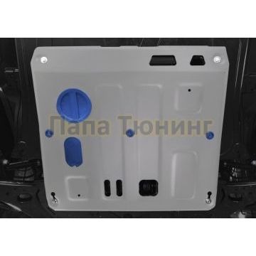 Защита картера+КПП+ комплект крепежа Rival алюминий 4 мм для JAC JS6 2022-; 1 5