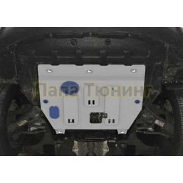 Защита картера+КПП+ комплект крепежа Rival алюминий 4 мм для Москвич 3 2022-;1 5 ;/JAC JS4 2022-; 1 5;