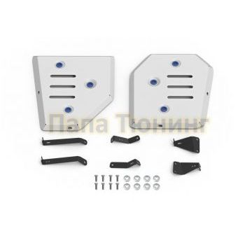 Защита топливного бака + комплект крепежа Rival алюминий 4 мм для Chery Tiggo 8Pro max 2022- V-2.0 АКПП 4WD