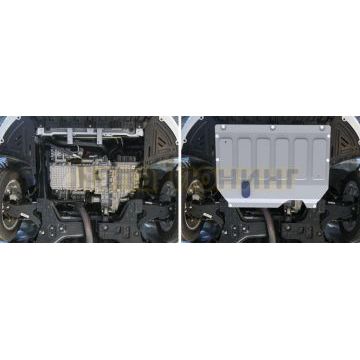 Защита картера + КПП + комплект крепежа Rival алюминий 4 мм для Chery Arrizo 6 Pro V-1.5 2022-/Chery Arizzo 7 V-1.6 2014-2016/Kaiyi e5 1.5 2021-