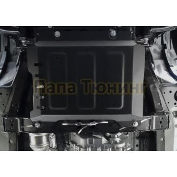 Защита КПП + коплект крепежа АвтоБРОНЯ сталь 2 мм для Jac T6 V-2.0 2018-