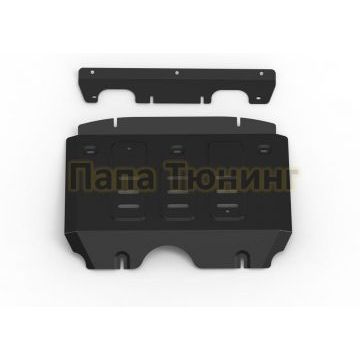 Защита радиатора + комплект крепежа АвтоБРОНЯ сталь 2 мм для Jac T6 V-2.0 2018-