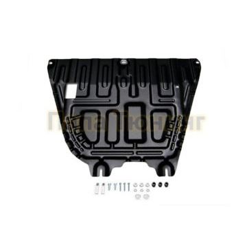 Защита картера и КПП + комплект крепежа AutoMax сталь 2 мм для Hyundai Solaris 2017- V - 1.4; 1.6/Kia Rio 2017- V - 1.4; 1.6/Kia Rio X-Line 2017- V - 1.4