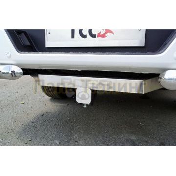 Фаркоп (оцинкованный, надпись POER, шар E нерж.) ТСС для Great Wall POER KINGKONG 2023-