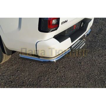 Защита задняя (уголки) 76,1 мм ТСС для Great Wall POER KINGKONG 2023-