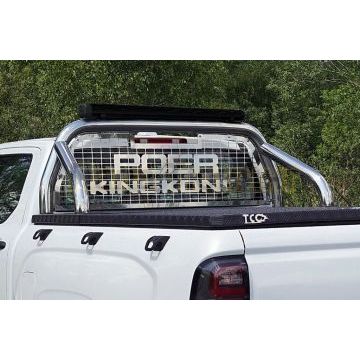 Защита кузова и заднего стекла (для крышки) 76,1 мм со светодиодной фарой ТСС для Great Wall POER KINGKONG 2023-