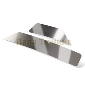 Накладки на задний бампер (лист шлифованный) 2шт ТСС для Evolute I-Joy 2022-