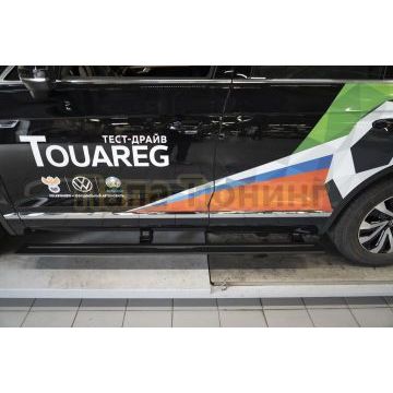 Пороги выдвижные электрические ОЕМ для Volkswagen Touareg III 2018-2022