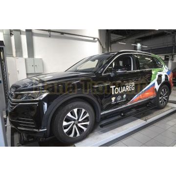 Пороги выдвижные электрические ОЕМ для Volkswagen Touareg III 2018-2022