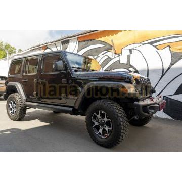 Пороги выдвижные электрические ОЕМ для Jeep Wrangler 4d JL 2017-