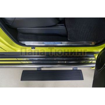 Пороги выдвижные электрические ОЕМ для Mercedes-Benz G-class II 4X4 short 2006-2018