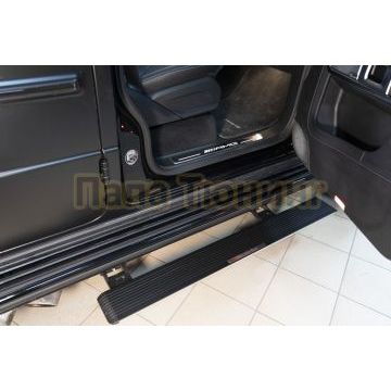 Пороги выдвижные электрические ОЕМ для Mercedes-Benz G-class III short 2018-