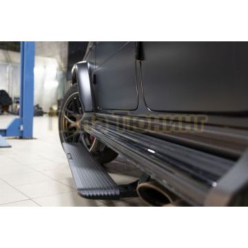 Пороги выдвижные электрические ОЕМ для Mercedes-Benz G-class III short 2018-