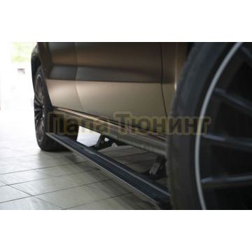 Пороги выдвижные электрические ОЕМ для Mercedes Benz GLS/GL X166 2012-2019