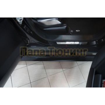 Пороги выдвижные электрические ОЕМ для Mercedes Benz GLS/GL X166 2012-2019