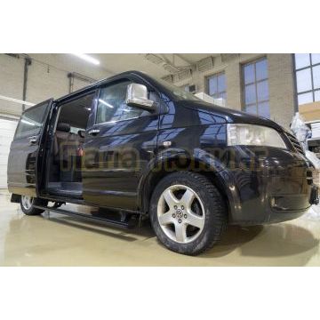Пороги выдвижные электрические ОЕМ для Volkswagen multivan/caravelle T6; Т5 2004-2022