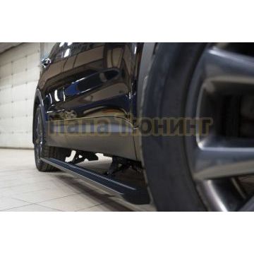 Пороги выдвижные электрические ОЕМ для Hyundai Santa Fe III 2015-2018