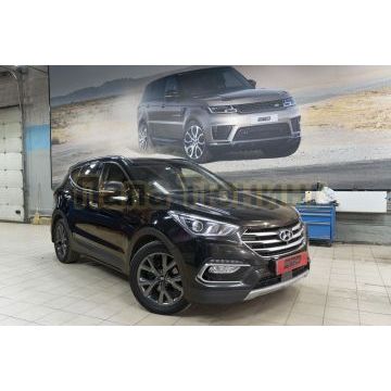 Пороги выдвижные электрические ОЕМ для Hyundai Santa Fe III 2015-2018