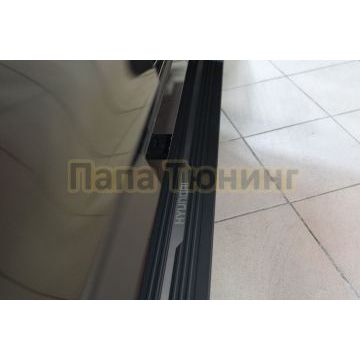 Пороги выдвижные электрические ОЕМ для Hyundai Santa Fe III 2015-2018