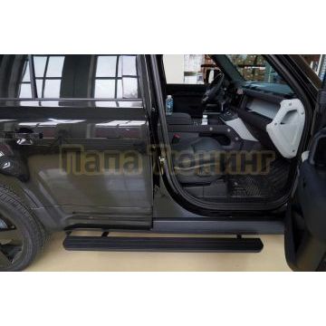 Пороги выдвижные электрические ОЕМ для Land Rover Range Rover Defender 110 2019-2023 под оригинал