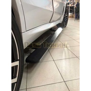 Пороги выдвижные электрические ОЕМ для BMW X7 G07 с LED подсветкой 2018-2022