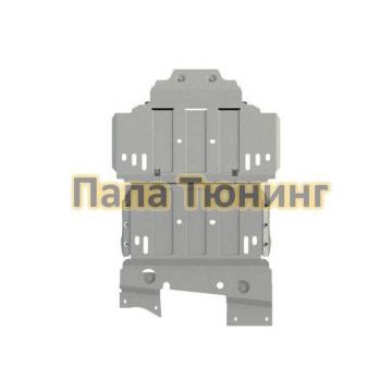 Защита картера Шериф алюминий 4 мм для TOYOTA Land Cruiser 300 2021-, V-3.5T AT FullWD