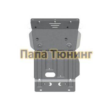 Защита картера Шериф алюминий 4 мм для TOYOTA Land Cruiser 150 2018-, V-4,0 AT 4WD Защита картера Шериф алюминий 4 мм для TOYOTA Land Cruiser 150 2018-, V-4,0 AT 4WD