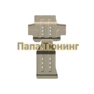 Защита картера и КПП Шериф алюминий 3 мм для NISSAN Patrol 2010-, V-5,6
