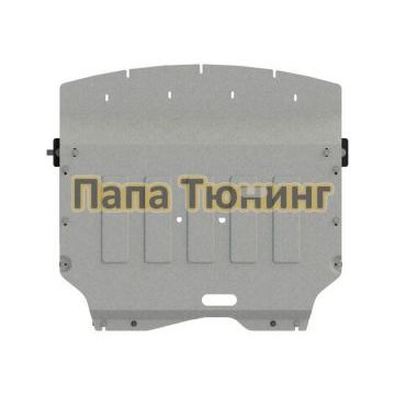 Защита картера и КПП Шериф алюминий 4 мм для JAC JS6 2022-, V-1,5 AT FWD