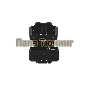 Защита картера Шериф сталь 2,5 мм для GREAT WALL POER 2021-, V-2,0 AT,MT FullWD Защита картера Шериф сталь 2,5 мм для GREAT WALL POER 2021-, V-2,0 AT,MT FullWD