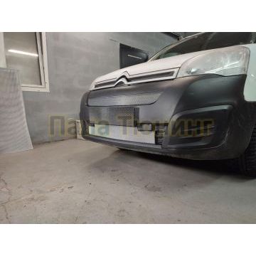 Защита радиатора Citroen Berlingo 2015- chrome низ