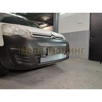Защита радиатора Citroen Berlingo 2015- chrome низ