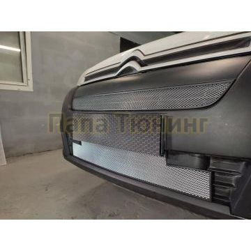 Защита радиатора Citroen Berlingo 2015- chrome низ