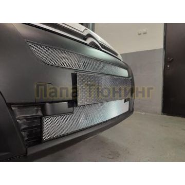 Защита радиатора Citroen Berlingo 2015- chrome низ