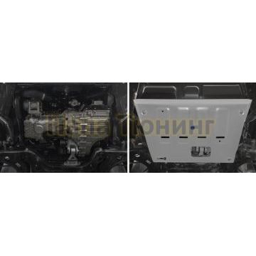 Защита картера + комплект крепежа Rival Алюминий FAW Bestune T77  V-1.5 робот 2021- бензин