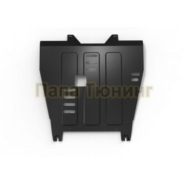 Защита картера+КПП+ комплект крепежа Автоброня Сталь Changan CS95 2022-; 2,0; АКПП; AWD